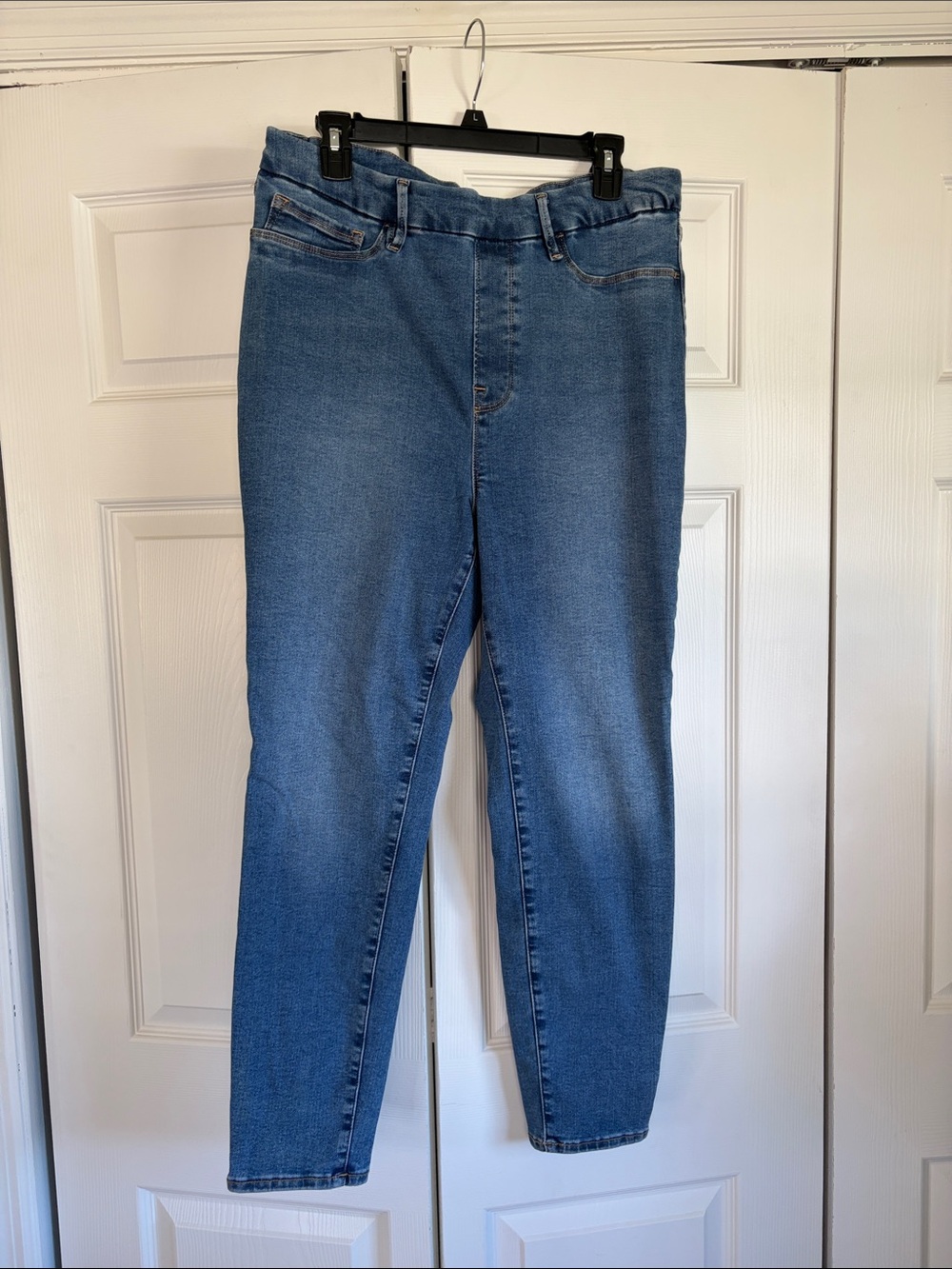 Good American High-Rise Pull On Stretch Skinny Jeans 2XL Indigo Medium Wash